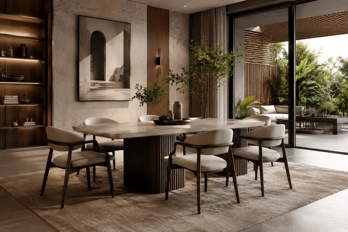 Architectural Dining Set